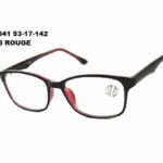 5041 C3 Noir Rouge 53-17-142 Glaza-Deuzioo TR90
