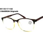 5051 C6 Marron dégradé 53-17-142 Glaza-Deuzioo TR90