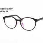 5058 C4 Violet cristal 50-18-137 Glaza-Deuzioo TR90