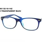 5061 C5 Bleu transparent 52-18-142 Glaza-Deuzioo TR90