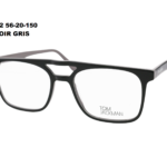 F2152 C3 Noir intérieur gris 56-20-150 Tom Jackman Acétate + Etui