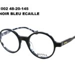 DN1002 C4 Noir Bleu écaille 48-20-145 DONNA OPTIC + Etui