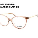 DN1005 C5 Marron Clair Or 53-15-140 DONNA OPTIC + Etui