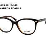DN1013 C3 Marron écaille 52-16-140 DONNA OPTIC + Etui