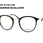 DN703 C4 Marron écaille 51-23-145 DONNA OPTIC + Etui