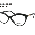 DN724 C4 Noir/Or 54-17-140 DONNA OPTIC + Etui