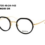DN725 C4 Noir 49-24-142 DONNA OPTIC + Etui