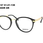 DN747 C1 Noir / Or 51-21-138 DONNA OPTIC + Etui