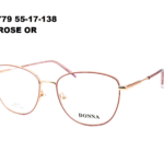 DN779 C4 Or rose 55-17-138 DONNA OPTIC + Etui