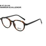 1406 C3 MARRON ECAILLE/NOIR 47-19-144 GLAZA