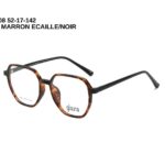 1408 C3 MARRON ECAILLE/NOIR 52-17-142 GLAZA