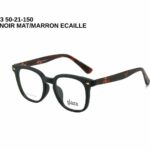 1413 C2 NOIR MAT/MARRON ECAILLE 50-21-150 GLAZA