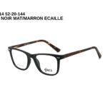 1414 C1 NOIR BRILLANT 52-20-144 GLAZA