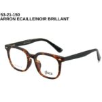 1417 C3 MARRON ECAILLE/NOIR BRILLANT 53-21-150 GLAZA