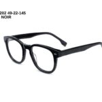 F2202 C1 NOIR 49-22-145 Tom Jackman Acétate + Etui