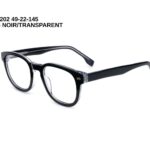 F2202 C5 NOIR/TRANSPARENT 49-22-145 Tom Jackman Acétate + Etui