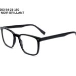 F2203 C1 NOIR BRILLANT 54-21-150 Tom Jackman Acétate + Etui