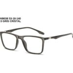 DN9038 C3 GRIS CRISTAL 53-18-140 DONNA + ETUI  BRANCHE 360°