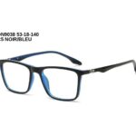 DN9038 C5 NOIR/BLEU 53-18-140 DONNA + ETUI  BRANCHE 360°