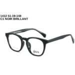 1412 C1 NOIR BRILLANT 51-19-148 Glaza TR90 Branche flexible