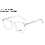 1412 C3 BLANC CRISTAL 51-19-148 Glaza TR90 Branche flexible