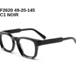 F2620 C1 NOIR 49-20-145 Tom Jackman Acétate + Etui