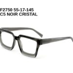 F2750 C5 NOIR CRISTAL 55-17-145 Tom Jackman Acétate + Etui