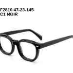 F2810 C1 NOIR 47-23-145 Tom Jackman Acétate + Etui