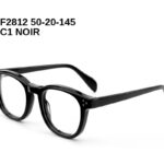 F2812 C1 NOIR 50-20-145 Tom Jackman Acétate + Etui
