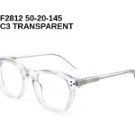 F2812 C3 TRANSPARENT 50-20-145 Tom Jackman Acétate + Etui