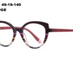 A01064 C1 49-19-140 ROUGE  DONNA ACETATE + Etui