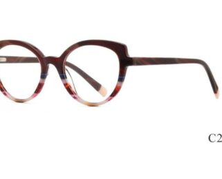 A01064 C2 49-19-140 MARRON  DONNA ACETATE + Etui