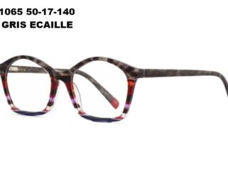 A01065 C2 50-17-140 GRIS ECAILLE  DONNA ACETATE + Etui