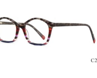 A01065 C2 50-17-140 GRIS ECAILLE  DONNA ACETATE + Etui