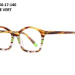 A01065 C3 50-17-140 ECAILLE VERT DONNA ACETATE + Etui