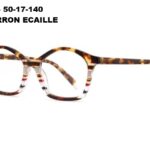 A01065 C4 50-17-140 MARRON ECAILLE  DONNA ACETATE + Etui