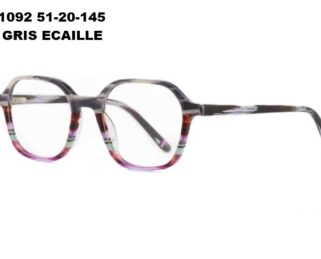 A01092 C1 51-20-145 GRIS ECAILLE  DONNA ACETATE + Etui