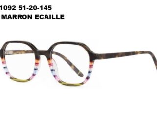 A01092 C3 51-20-145 MARRON ECAILLE  DONNA ACETATE + Etui