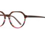 A01093 C2 49-19-140 MARRON ECAILLE  DONNA ACETATE + Etui