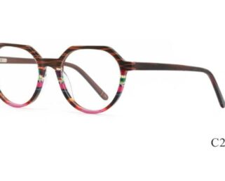 A01093 C2 49-19-140 MARRON ECAILLE  DONNA ACETATE + Etui