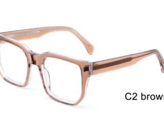 F2817 C2 55-21-150 MARRON  TOM JACKMAN ACETATE + Etui