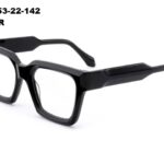 F2835 C1 53-22-142 NOIR  TOM JACKMAN ACETATE + Etui