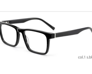 FH2301 C1 54-17-145 NOIR  TOM JACKMAN ACETATE + Etui