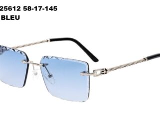 HS25612 C2 58-17-145 BLEU  TOM JACKMAN DIAMOND CUT + Etui