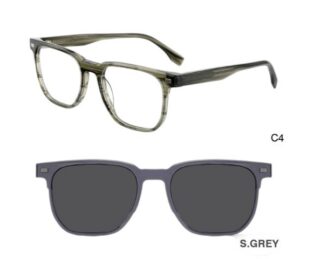 J853G01 C4 51-19-140 ECAILLE GRIS  SUNECLIPSE ACETATE + Etui