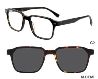 J853G02 C2 52-19-140 ECAILLE  SUNECLIPSE ACETATE + Etui
