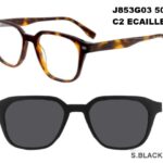 J853G03 C2 50-20-140 ECAILLE  SUNECLIPSE ACETATE + Etui