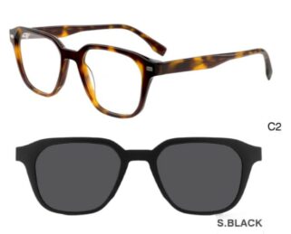 J853G03 C2 50-20-140 ECAILLE  SUNECLIPSE ACETATE + Etui