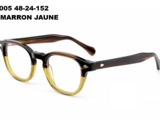 M3005 C5 48-24-152 MARRON JAUNE  TOM JACKMAN ACETATE + Etui