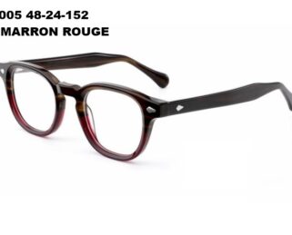 M3005 C6 48-24-152 MARRON ROUGE  TOM JACKMAN ACETATE + Etui